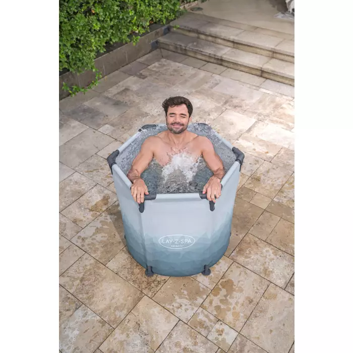 Ледяная купель "Glacial dip Ice bath pod"  90х80см, 253л, фильтр-насос 1249л/ч, тент фото 1